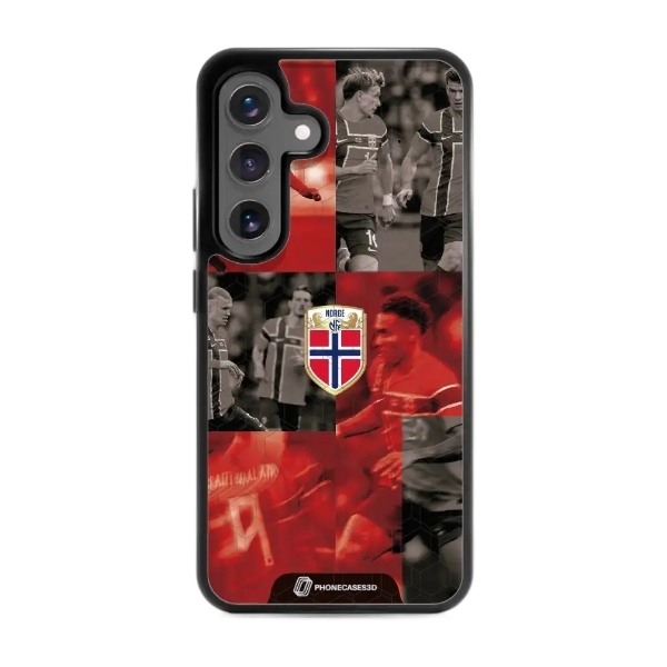 Phonecases3D Samsung Galaxy S25 Norges Fotballforbund 3D mobilcover billede 1