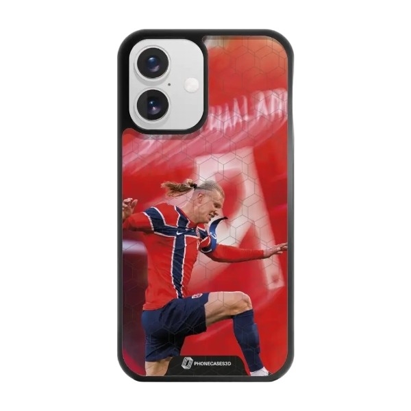 Phonecases3D iPhone 16 Norges Fotballforbund Haaland 3D mobilcover billede 1