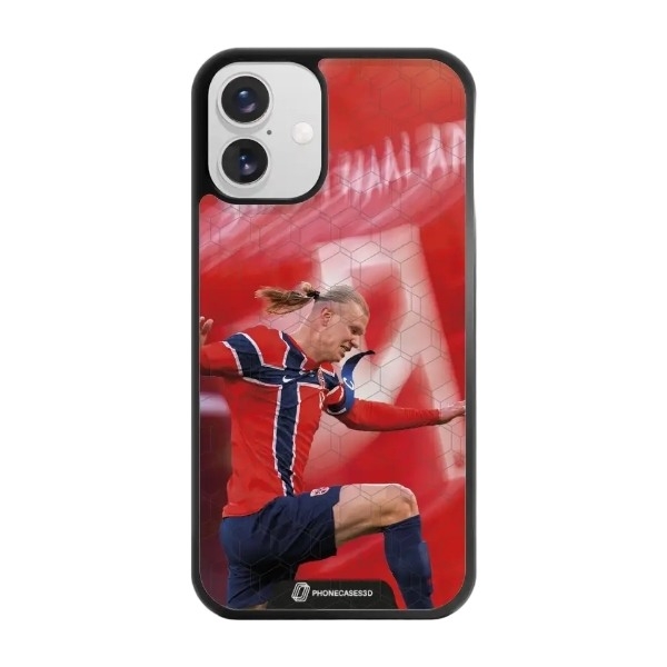 Phonecases3D iPhone 16 Plus Norges Fotballforbund Haaland 3D mobilcover billede 1