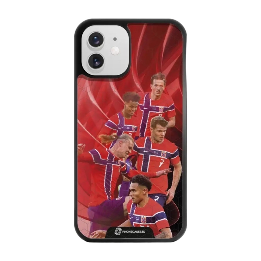 Phonecases3D iPhone 12 Norges Fotballforbund 3D mobilcover billede 1