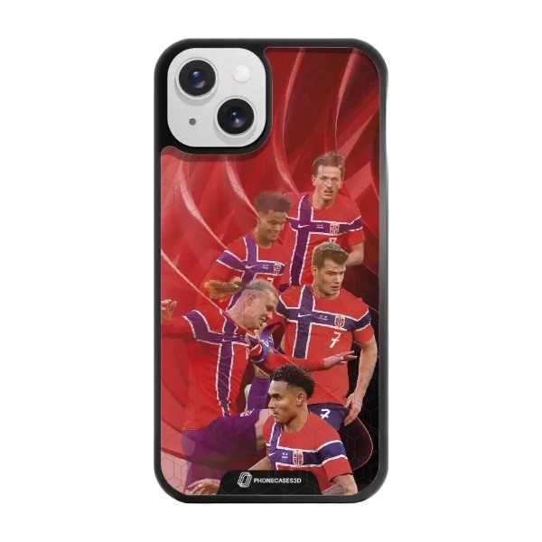 Phonecases3D iPhone 13 Norges Fotballforbund 3D mobilcover billede 1