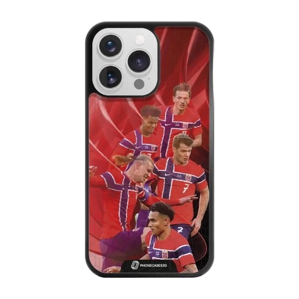Phonecases3D iPhone 13 Pro Norges Fotballforbund 3D mobilcover billede 1