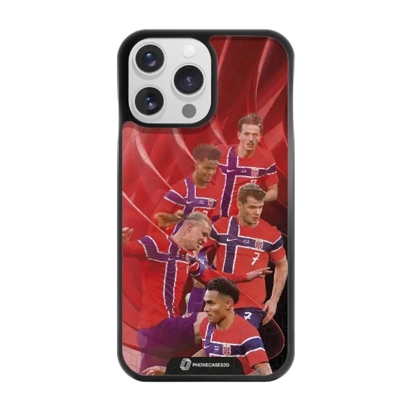 Phonecases3D iPhone 14 Pro Norges Fotballforbund 3D mobilcover billede 1