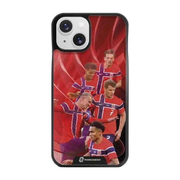 Phonecases3D iPhone 15 Norges Fotballforbund 3D mobilcover billede 1