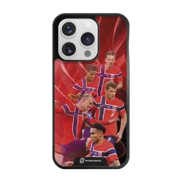 Phonecases3D iPhone 15 Pro Norges Fotballforbund 3D mobilcover billede 1