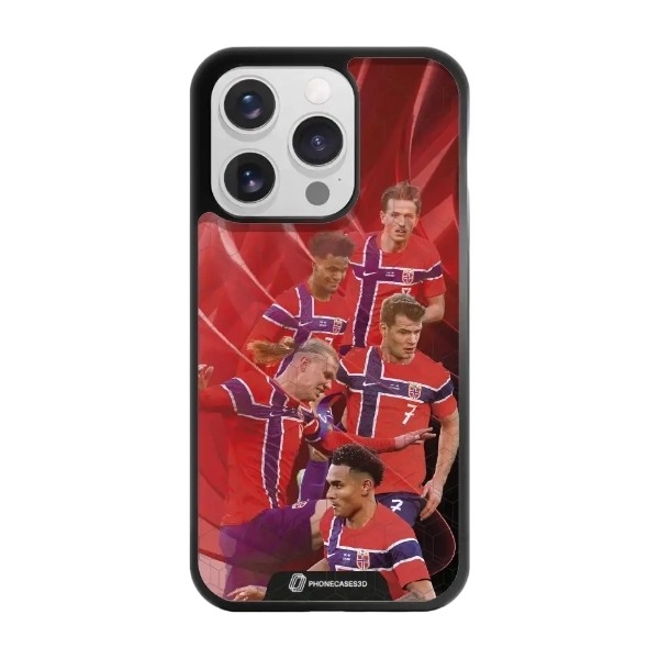 Phonecases3D iPhone 16 Pro Norges Fotballforbund 3D mobilcover billede 1