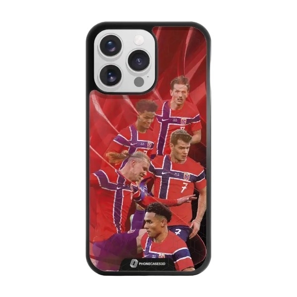 Phonecases3D iPhone 16 Pro Max Norges Fotballforbund 3D mobilcover billede 1