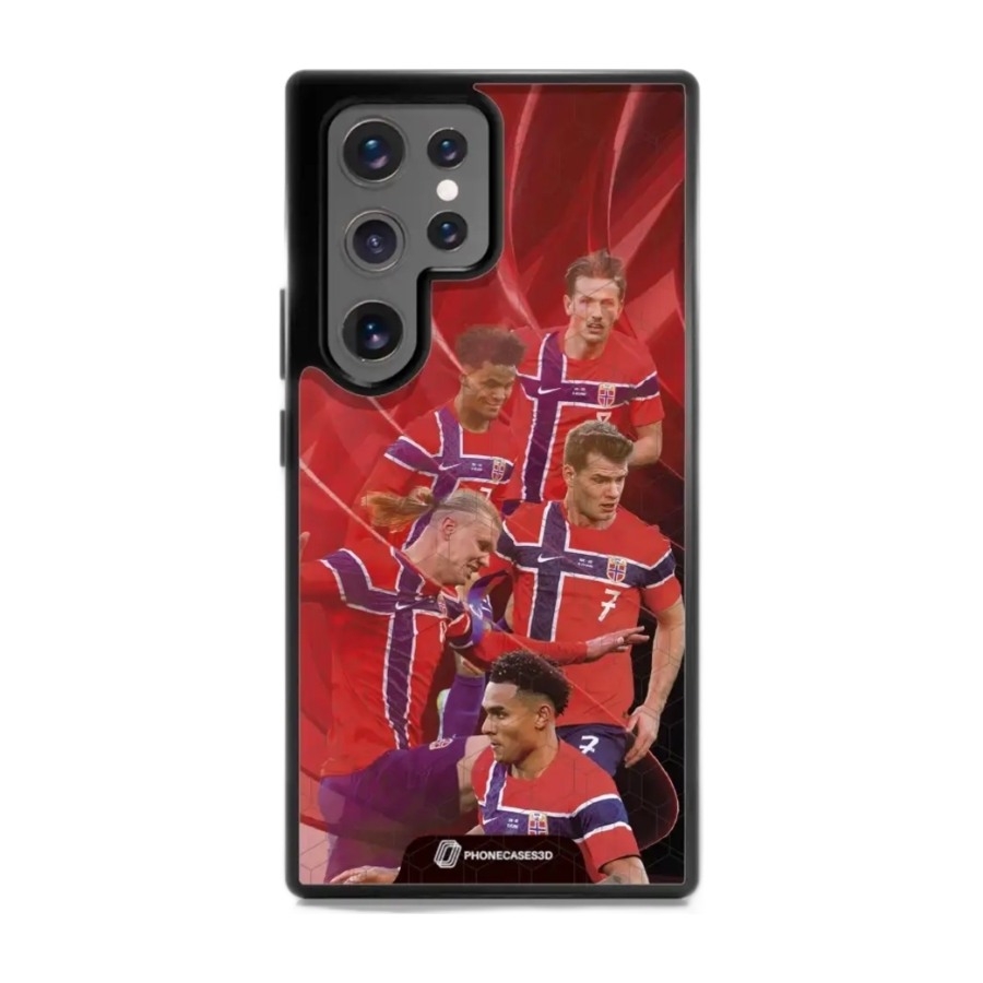 Phonecases3D Samsung Galaxy S25+ Norges Fotballforbund 3D mobilcover billede 1
