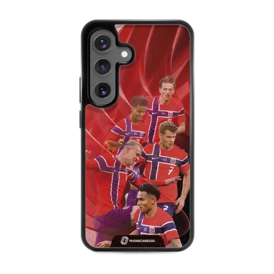 Phonecases3D Samsung Galaxy S25 Norges Fotballforbund 3D mobilcover billede 1