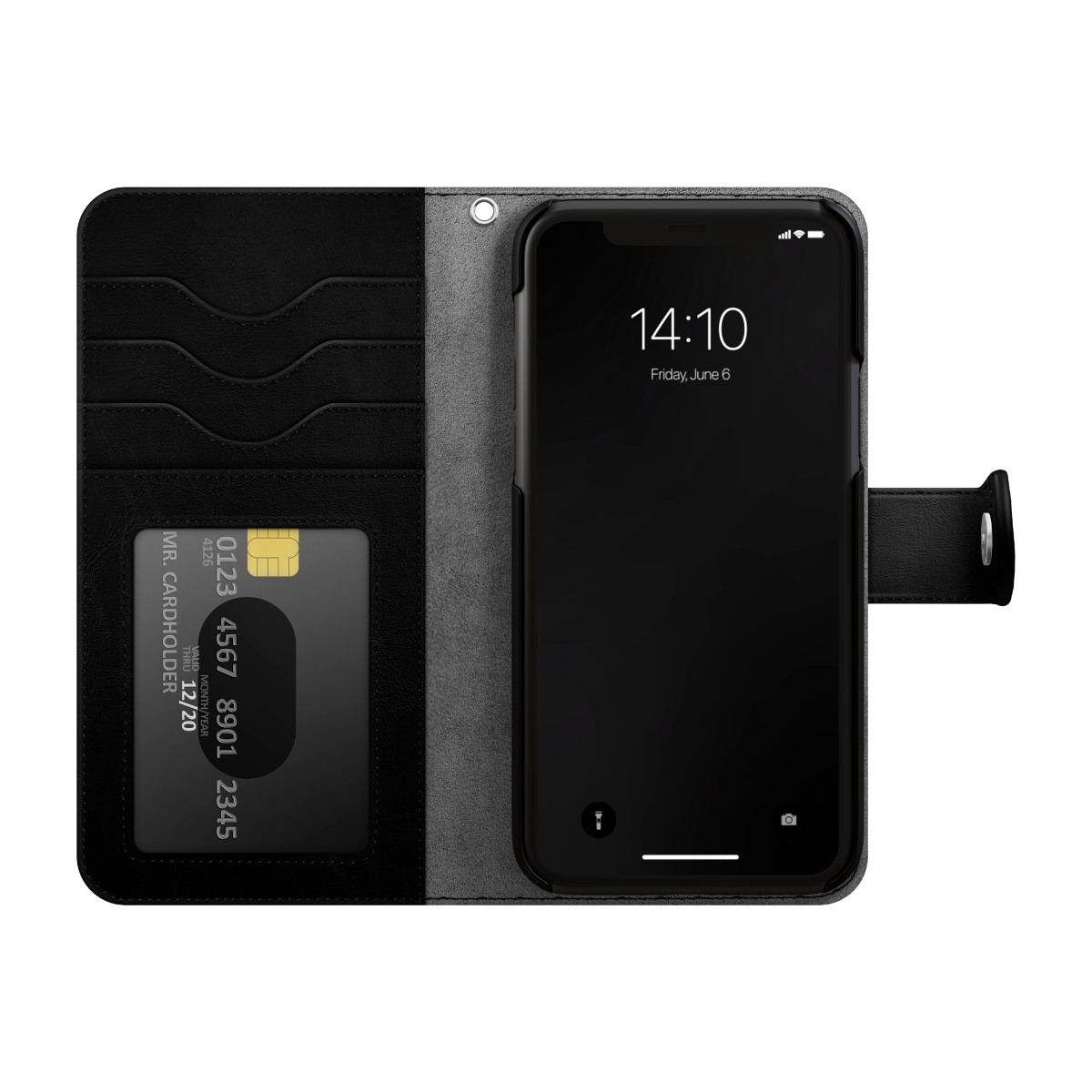 IDEAL OF SWEDEN Magnet Wallet+ iPhone 17e/16e/14/13 tegnebogscover, sort billede 3