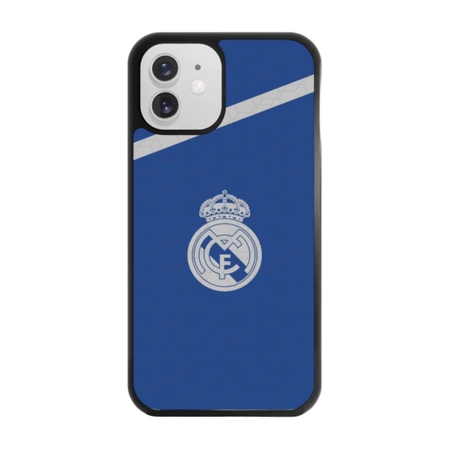 Phonecases3D iPhone 12 Real Madrid 3D mobilcover, sort billede 1