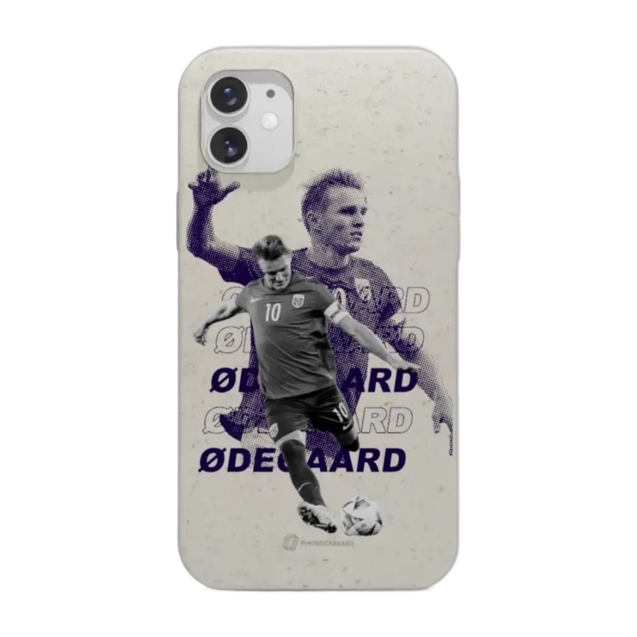 Phonecases3D iPhone 11 Norges Fotballforbund Ødegaard komposterbart cover, hvid billede 1