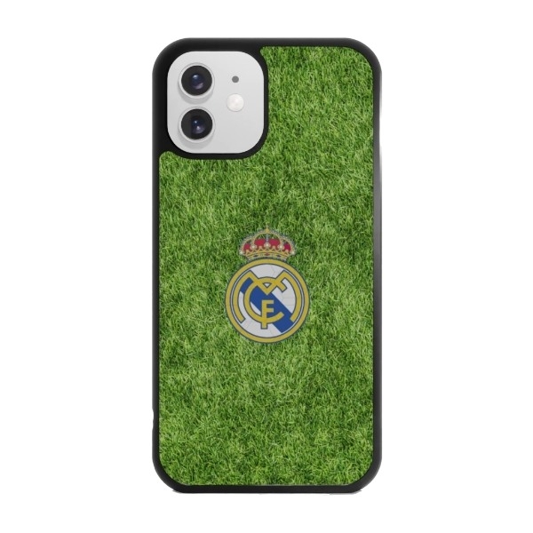Phonecases3D iPhone 12 Real Madrid 3D mobilcover, sort billede 1