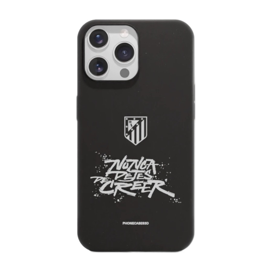 Phonecases3D iPhone 14 Pro Atlético de Madrid komposterbart cover, sort billede 1