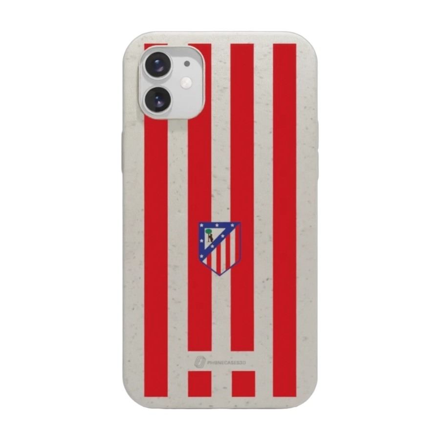 Phonecases3D iPhone 11 Atlético de Madrid komposterbart cover, hvid billede 1