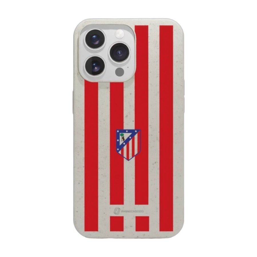 Phonecases3D iPhone 13 Pro Atlético de Madrid komposterbart cover, hvid billede 1