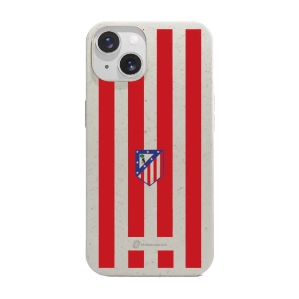 Phonecases3D iPhone 14 Atlético de Madrid komposterbart cover, hvid billede 1