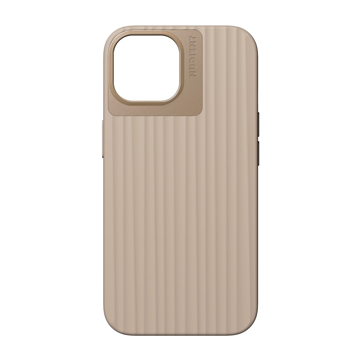 NUDIENT iPhone 15 Bold Cover Linen beige billede 1