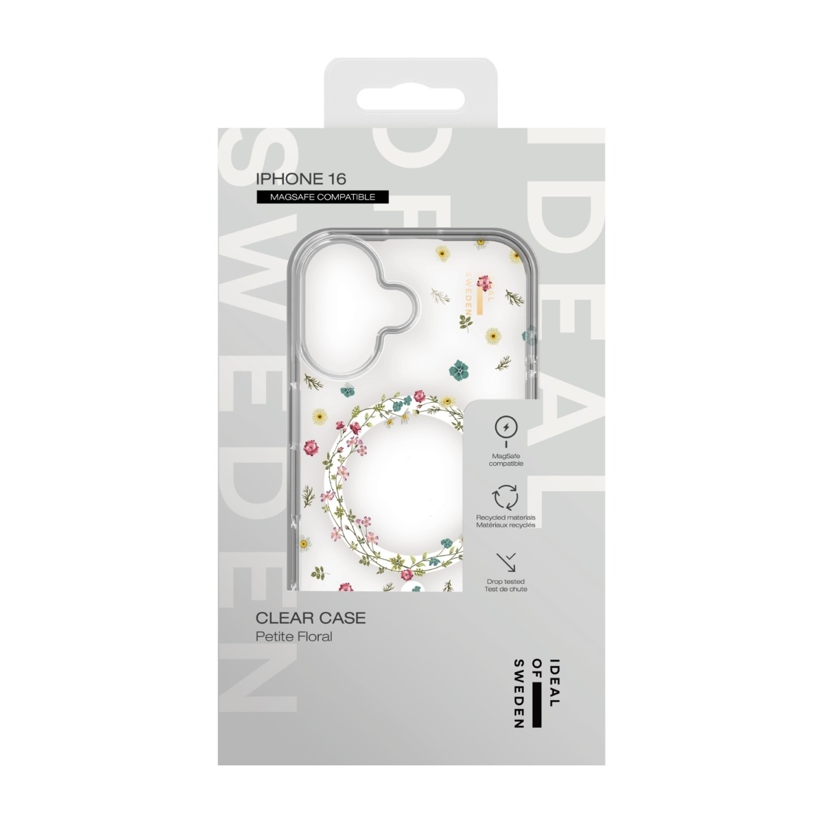IDEAL OF SWEDEN Clear Cover iPhone 16 MagSafe, Petite Floral billede 3