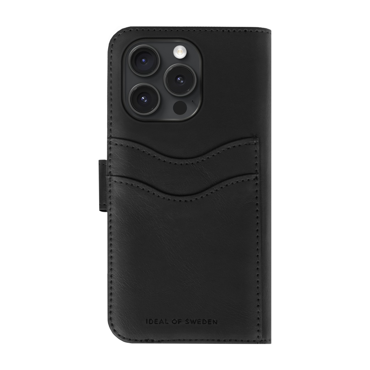 IDEAL OF SWEDEN iPhone 16 Pro Magnet Wallet+ tegnebogscover, sort billede 1