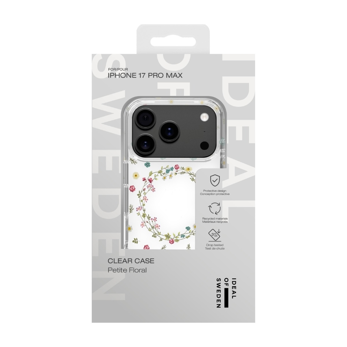 IDEAL OF SWEDEN iPhone 17 Pro Max Clear cover MagSafe, Petite Floral billede 4
