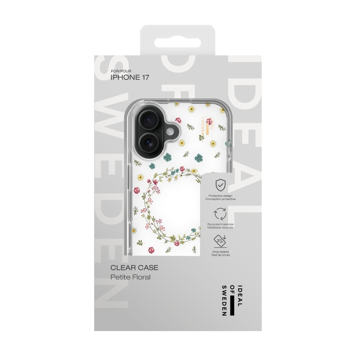IDEAL OF SWEDEN iPhone 17 Clear cover MagSafe, Petite Floral billede 4