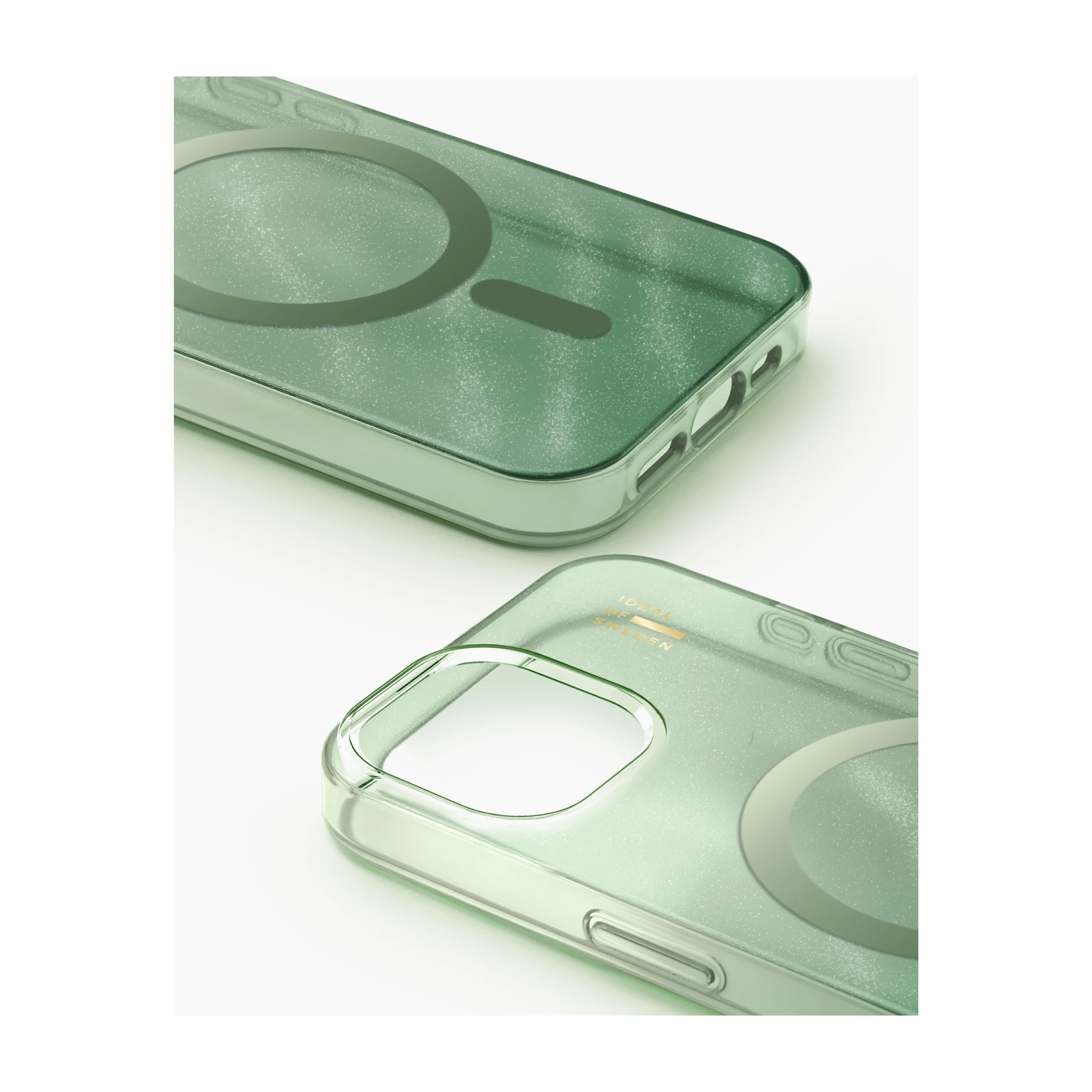 IDEAL OF SWEDEN iPhone 17e/16e/15/14/13 Clear Cover MagSafe, Salviegrøn billede 4