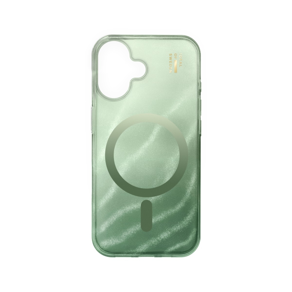 IDEAL OF SWEDEN iPhone 16 Clear Cover MagSafe, Green Sage billede 1