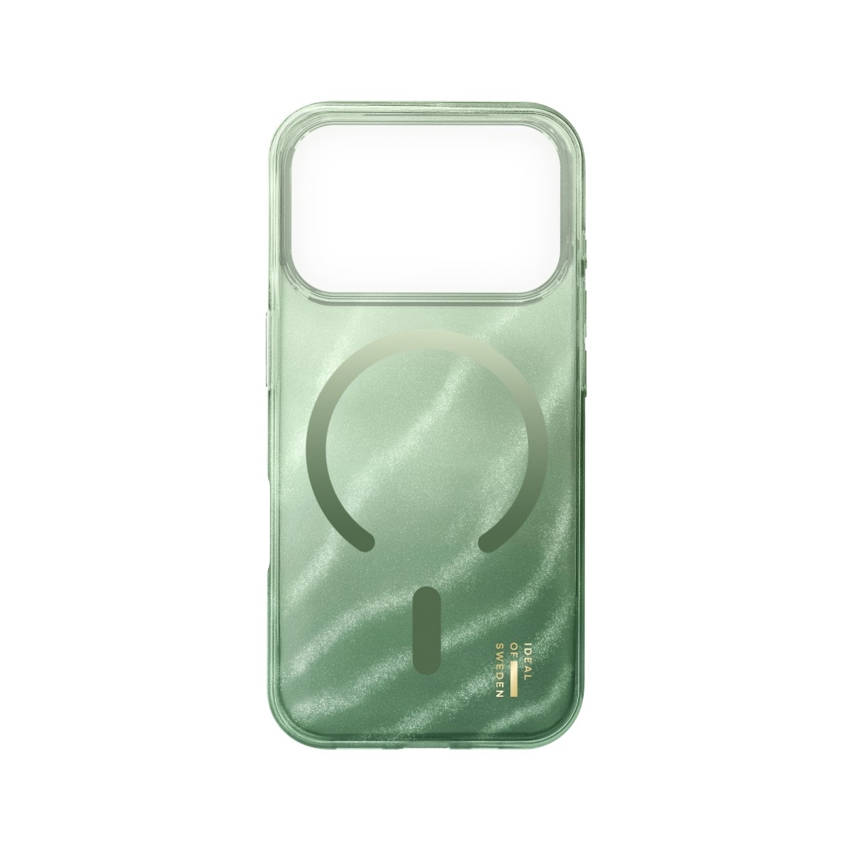 IDEAL OF SWEDEN iPhone 17 Pro Max Clear Cover MagSafe, Green Sage billede 1