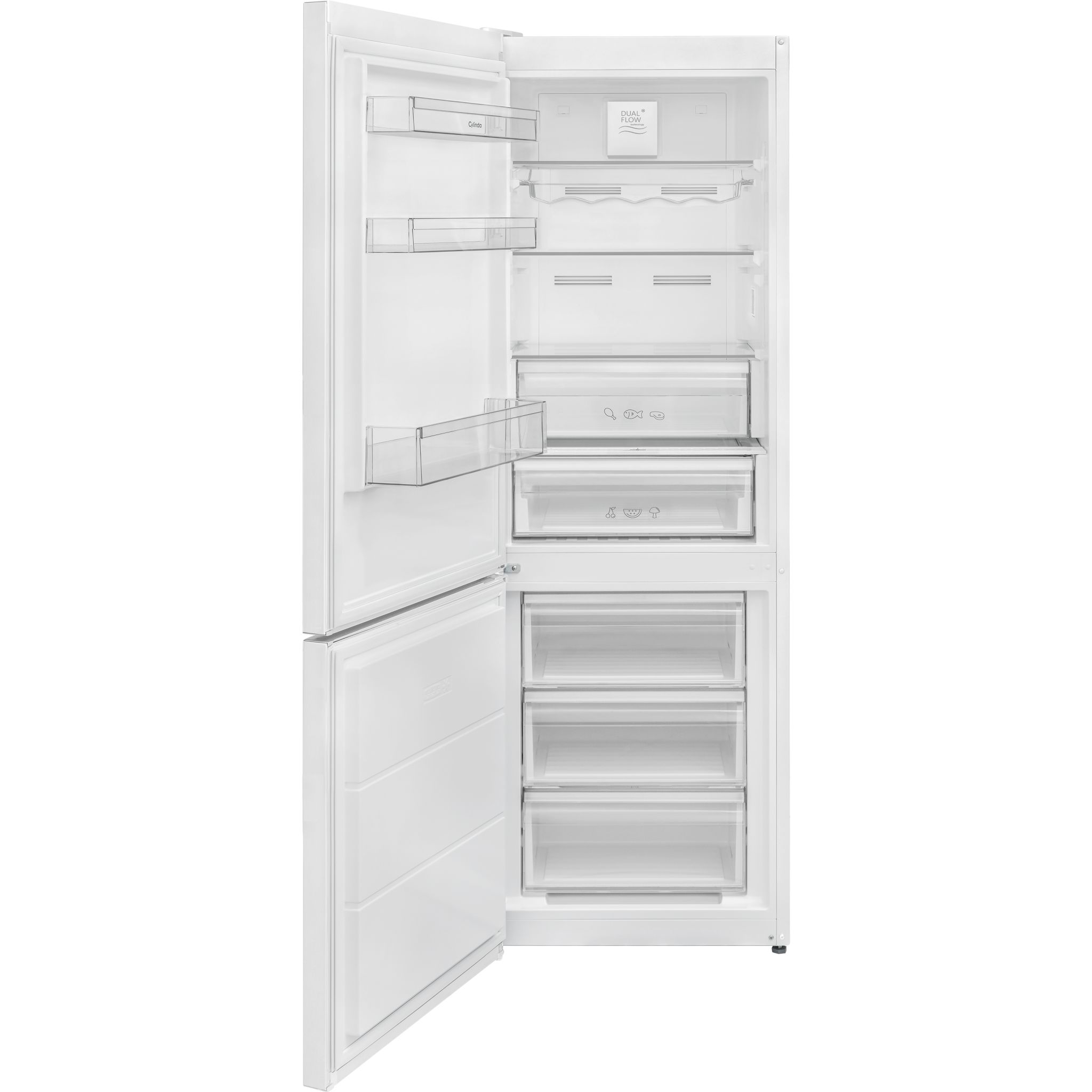 Cylinda KF3285NIVE Fritstående kølefryseskab