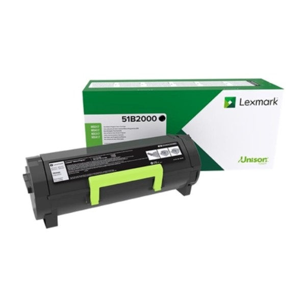 Lexmark 51B2000 tonerpatron Original, sort billede 1