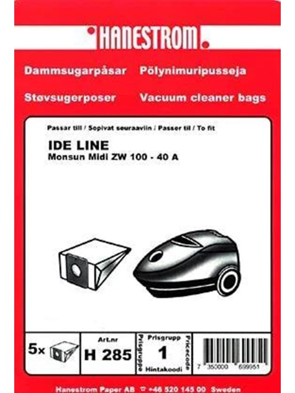 hanestroem Vacuum Cleaner Bags - 5 pcs