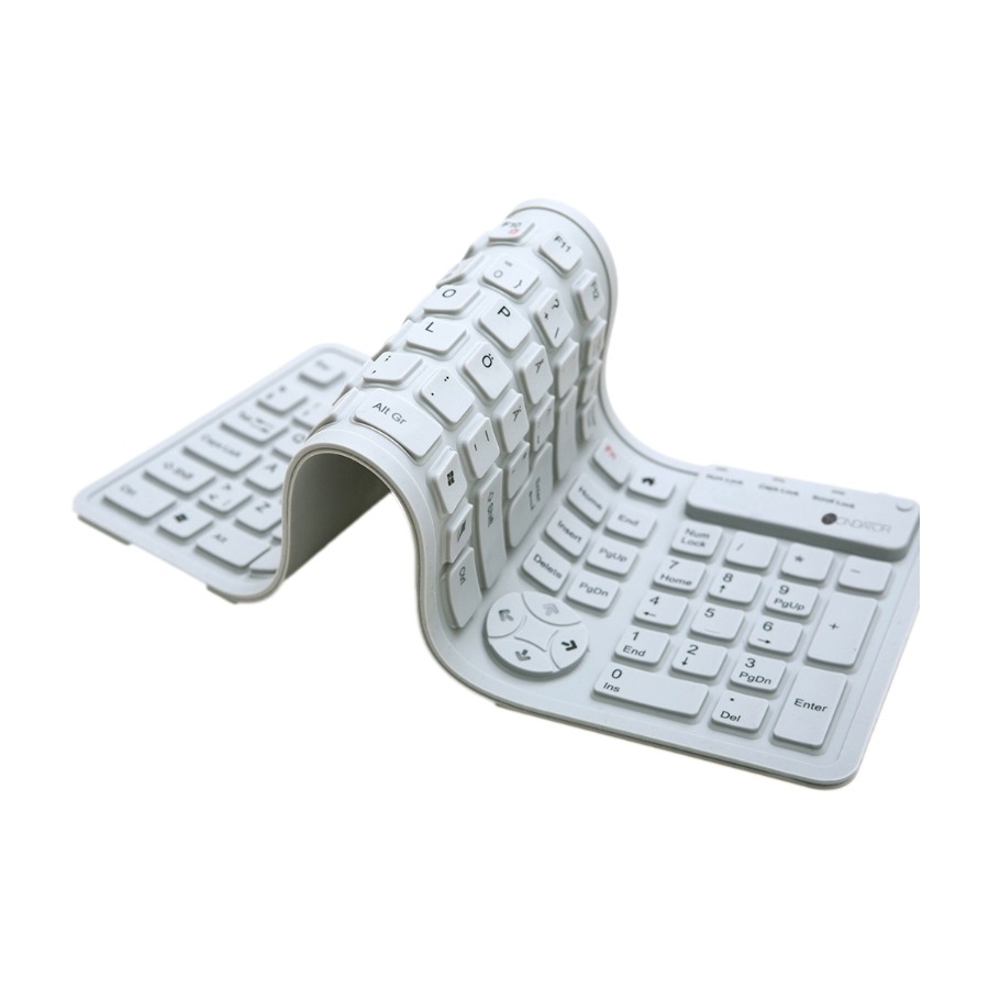 Ergoslider tastatur Flexfold Midi nordic billede 1