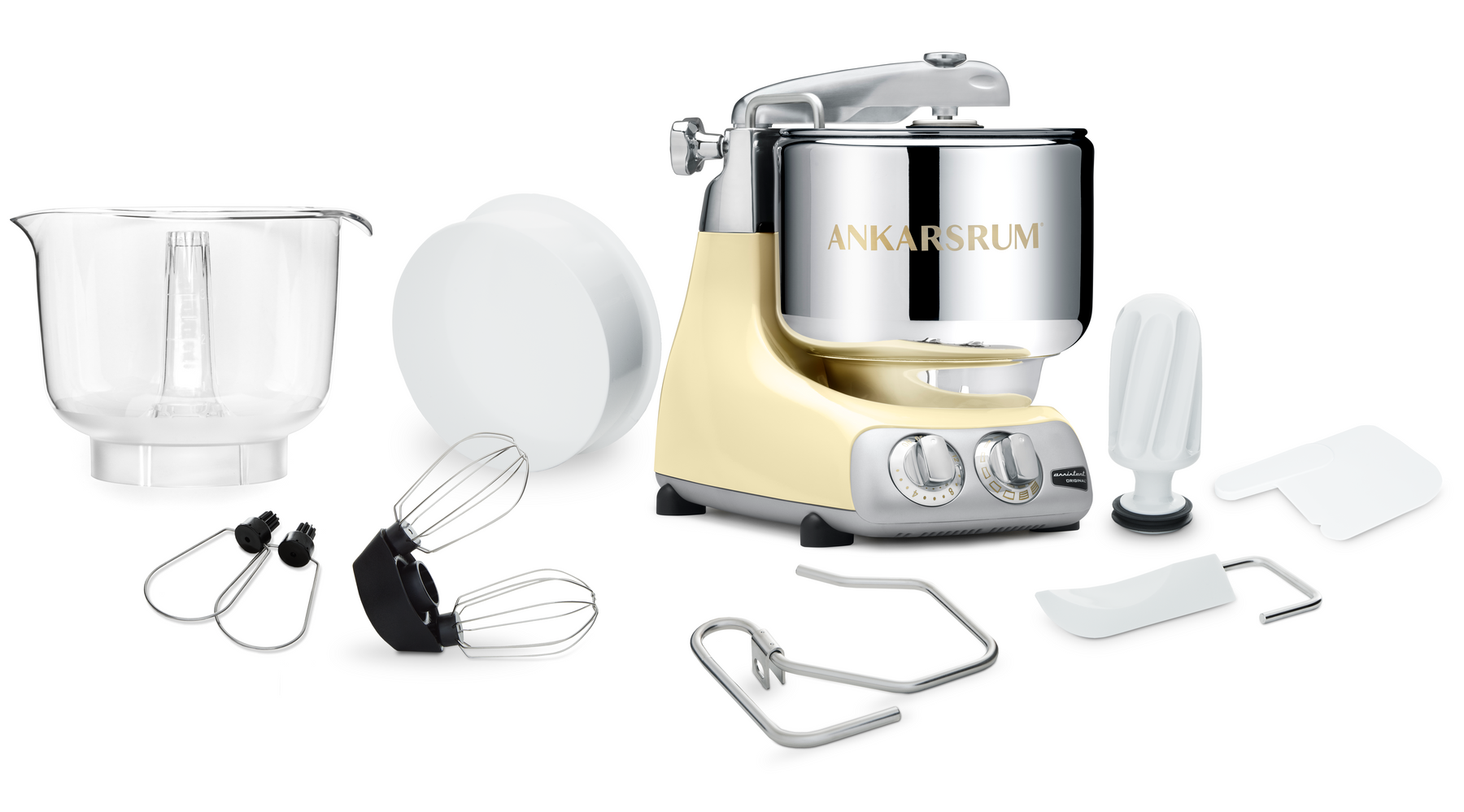 Ankarsrum AKM 6230 C Cremegul Køkkenmaskine billede 5