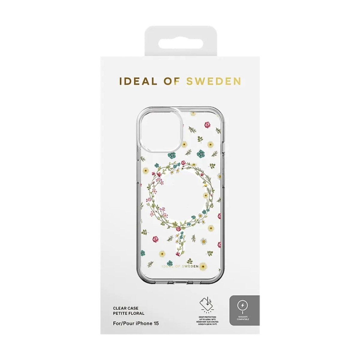 IDEAL OF SWEDEN Clear Cover iPhone 17e/16e/15/14/13 MagSafe, Petite Floral billede 3