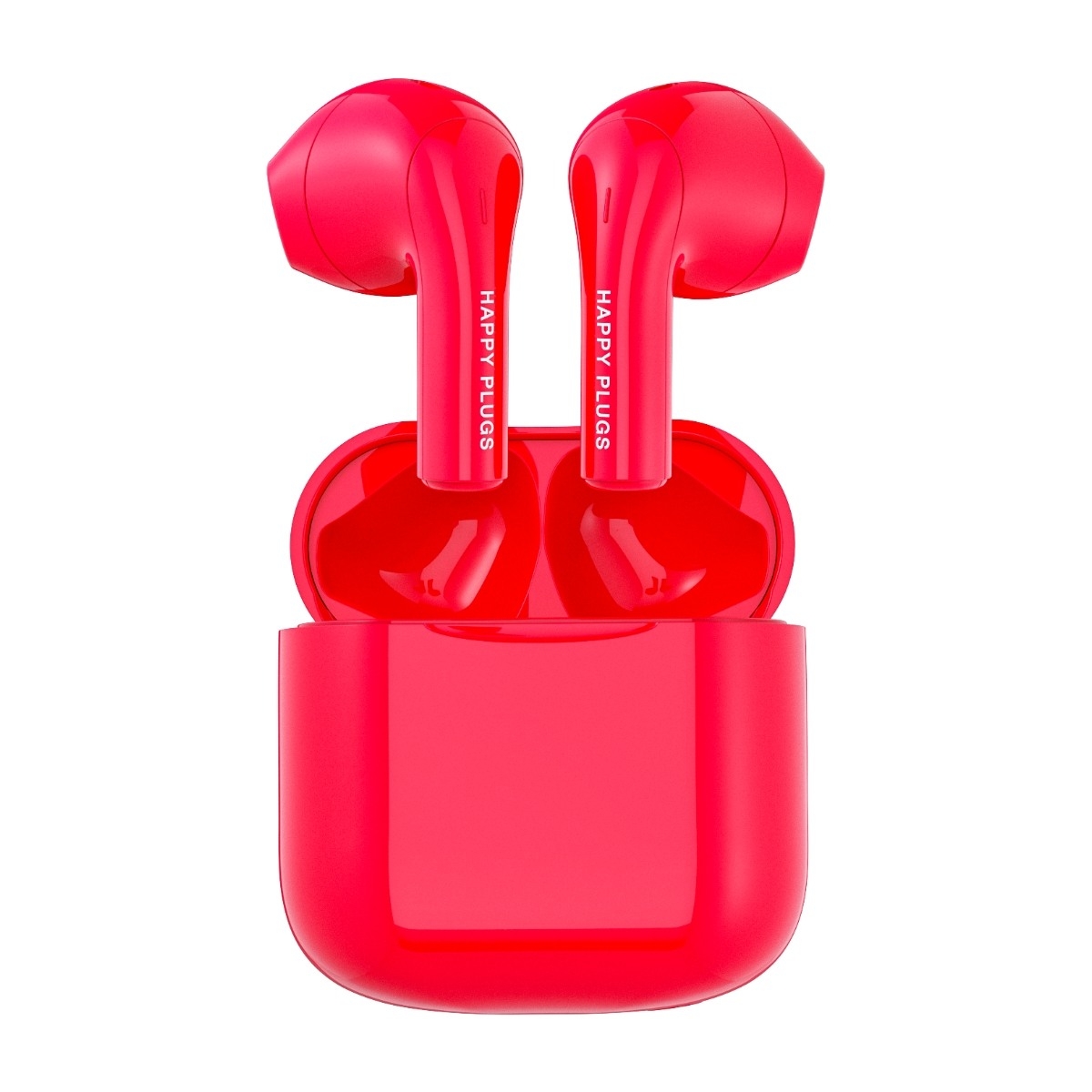 Happy Plugs Joy True Wireless hovedtelefoner, rød billede 3