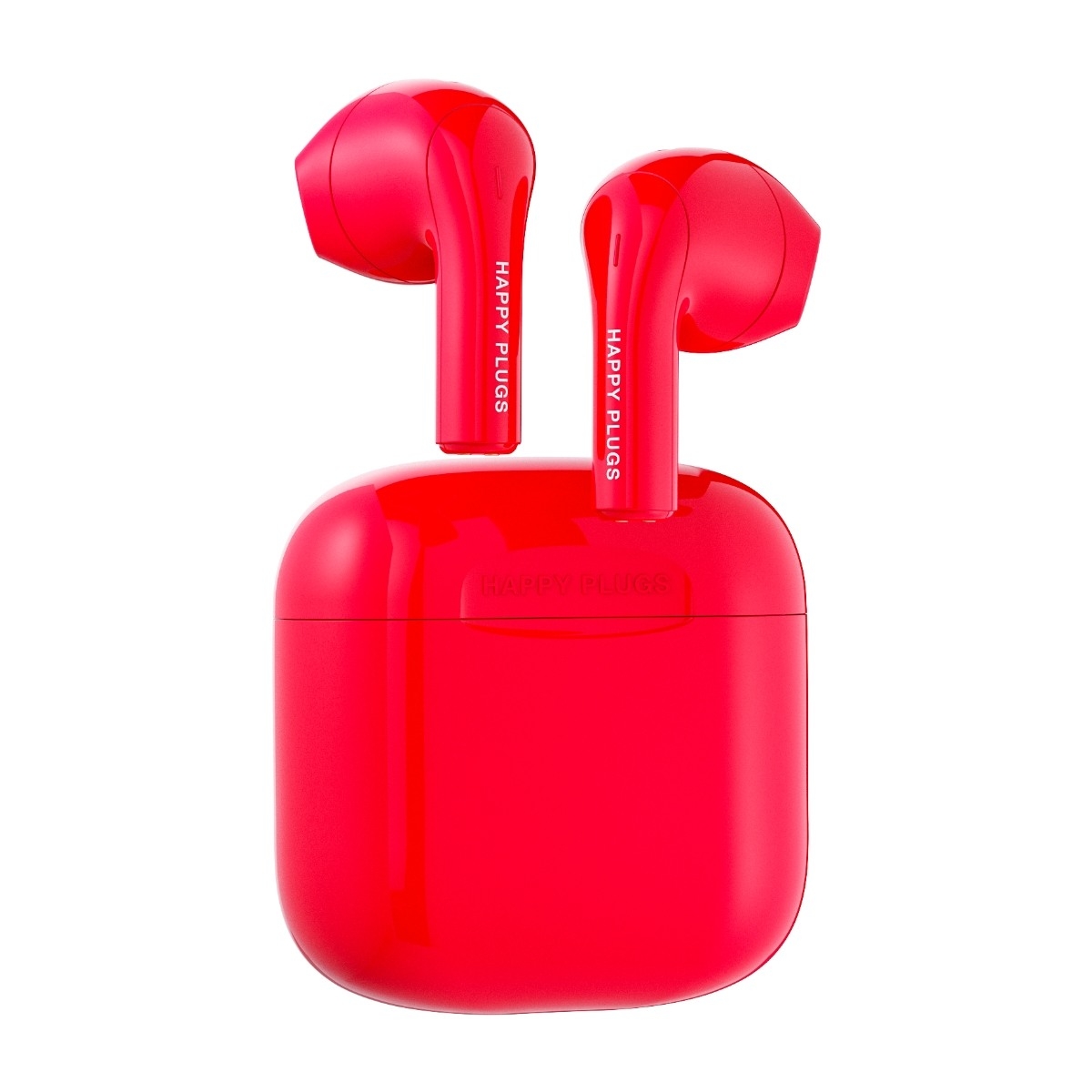 Happy Plugs Joy True Wireless hovedtelefoner, rød billede 2