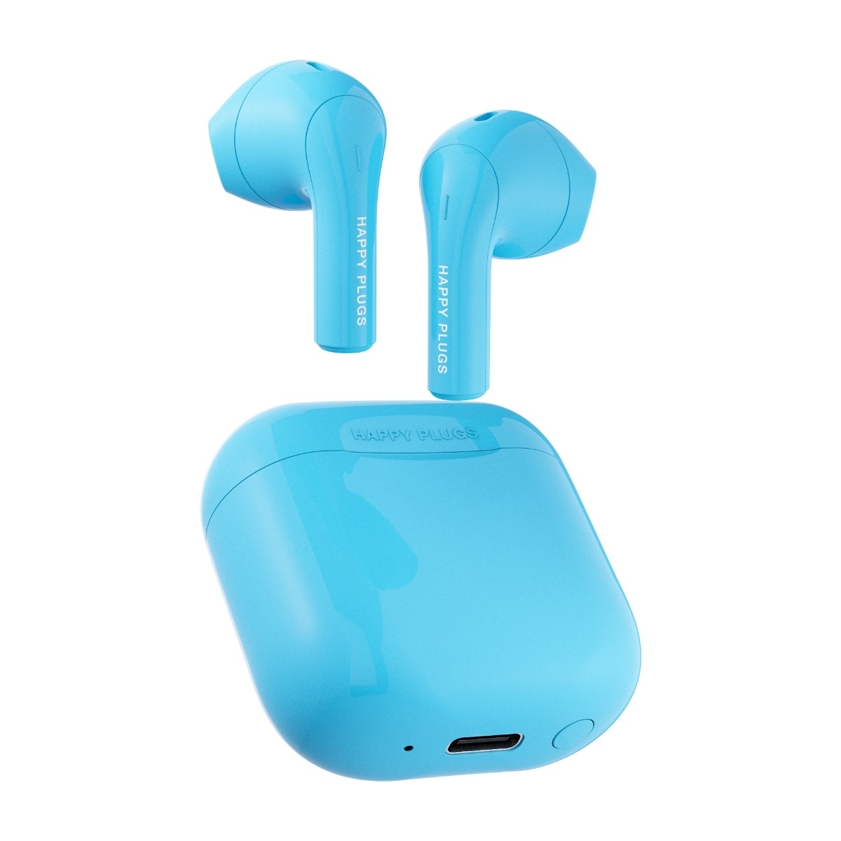 Happy Plugs Joy True Wireless hovedtelefoner, blå billede 1