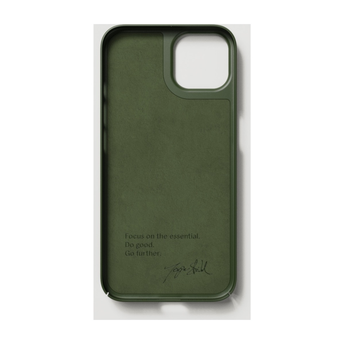 NUDIENT Thin iPhone 13 MagSafe Cover, Pine Green billede 3