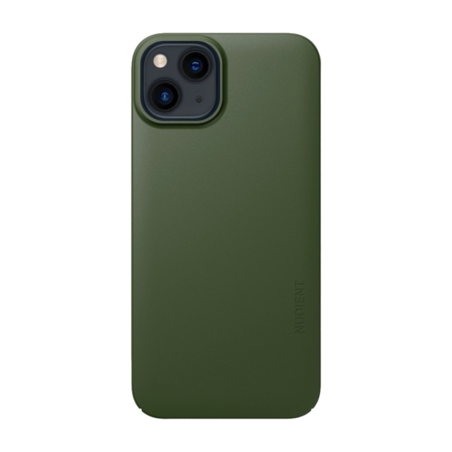 NUDIENT Thin iPhone 13 MagSafe Cover, Pine Green billede 1