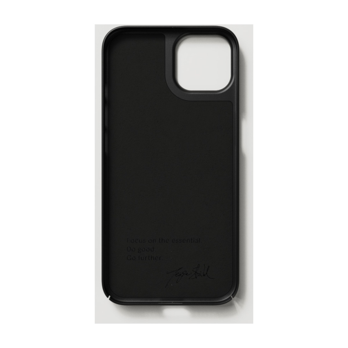 NUDIENT Thin Cover iPhone 13 MagSafe Ink black billede 3