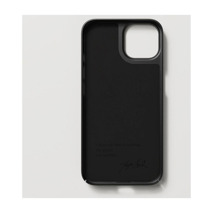 NUDIENT Thin Cover iPhone 14 MagSafe Ink black billede 4