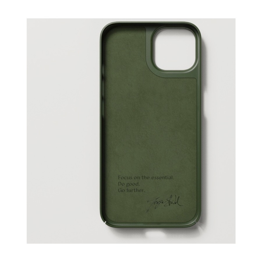 NUDIENT Thin iPhone 14 MagSafe Cover, Pine Green billede 4