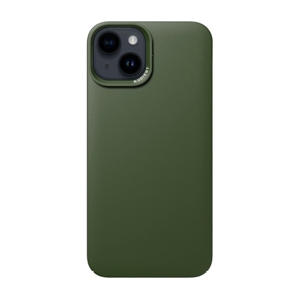 NUDIENT Thin iPhone 14 MagSafe Cover, Pine Green billede 1