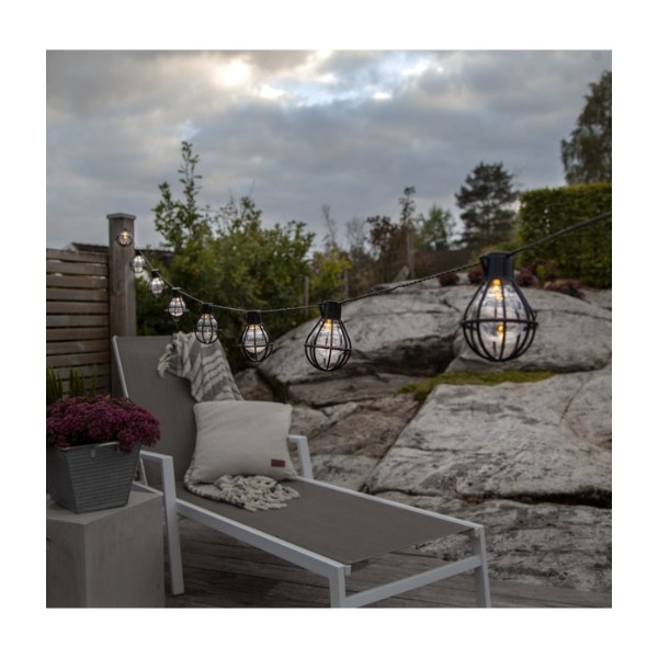Star Trading 476-98 Cage LED lyskæde, sort billede 3