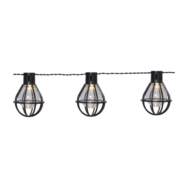 Star Trading 476-98 Cage LED lyskæde, sort billede 1