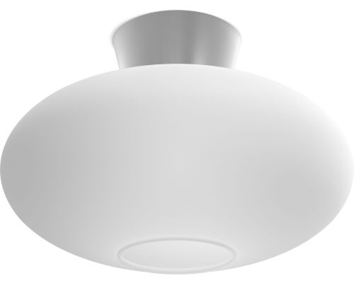 Belid Bullo XL aluminium/opal glas plafond billede 1