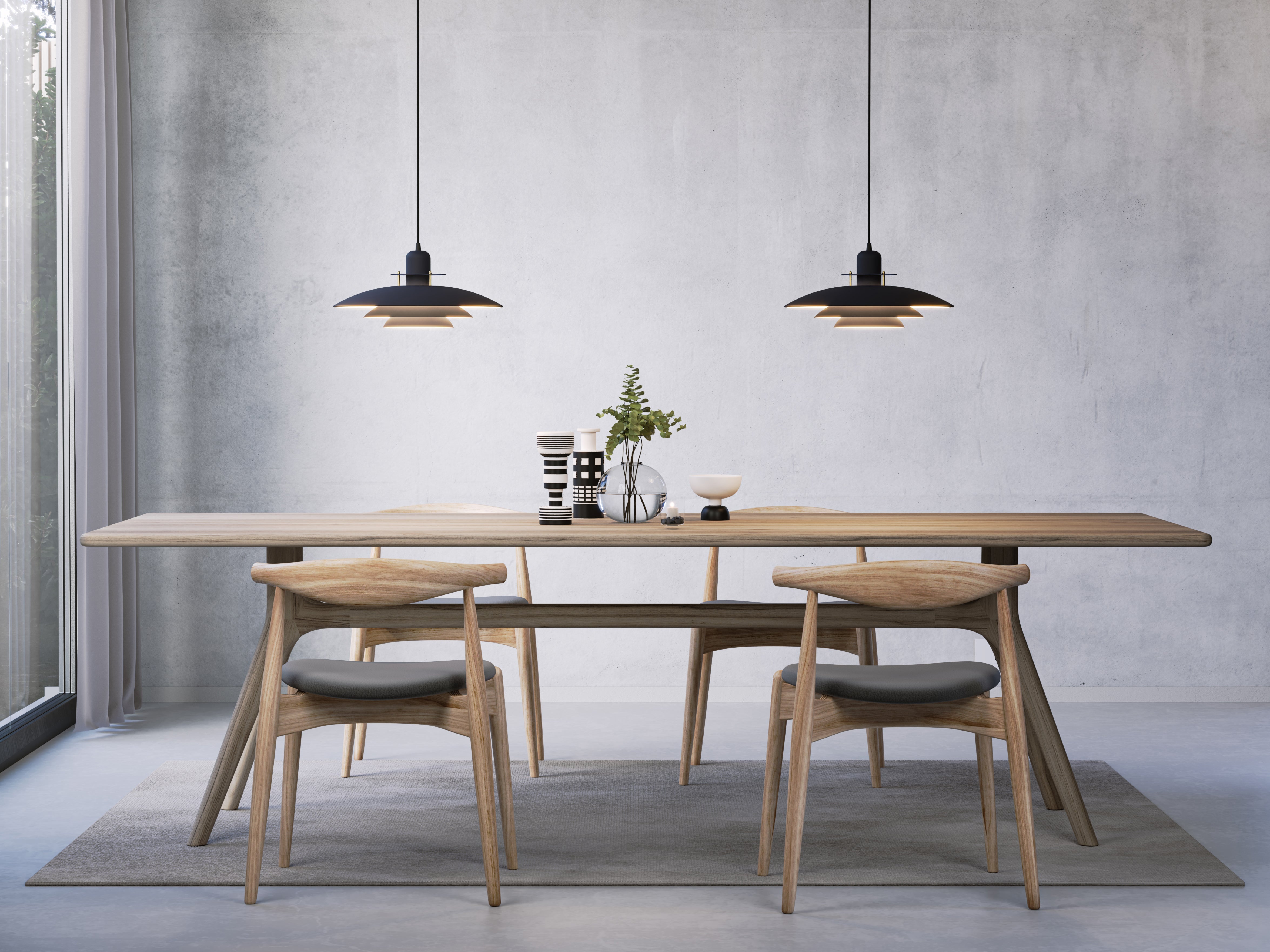 Primus Pendel Mørk Denim/Messing Ø43 cm billede 3