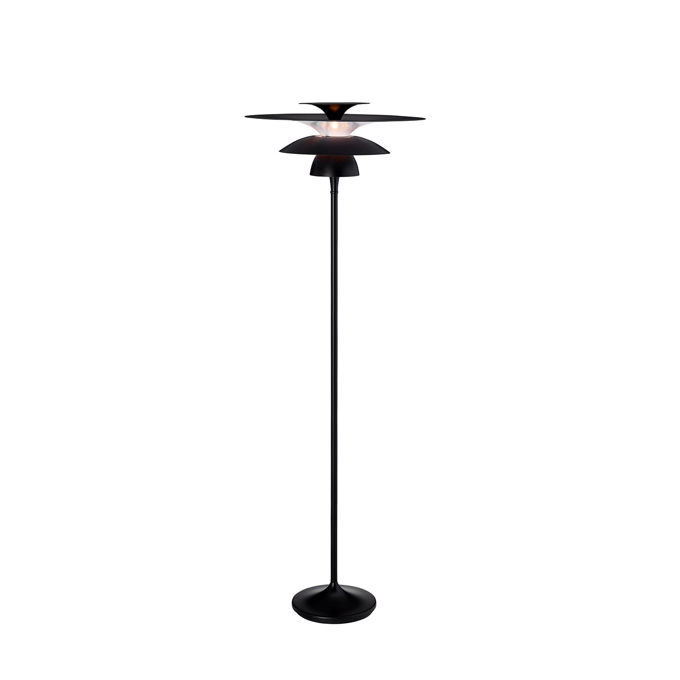 Picasso Gulvlampe Mat sort Ø50 H1490 G9 LED billede 1