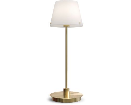Herstal Gil il Grande messing bordlampe billede 1